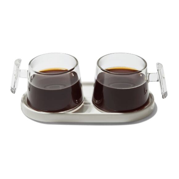 Pure Over Espresso Glass Cup Set - Picture 1 of 4